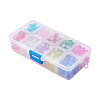 Baking Paint Crackle Glass Bead CCG-PH0002-8mm-02-6