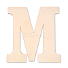 Letter Unfinished Wood Blank Cutouts DIY-ZX040-01M-1