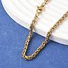 304 Stainless Steel Necklaces NJEW-E080-08G-1