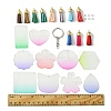 DIY Acrylic Disc Tassel Keychain Making Kits DIY-FS0006-01A-6