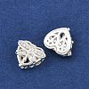 Brass Pave Cubic Zirconia Multi-strand Links ZIRC-F145-04S-01-2