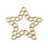 304 Stainless Steel Ring Link Big Pendants STAS-B120-02G-1
