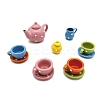 7Pcs Porcelain Tea Set Miniature Ornaments PW-WG66AC7-01-1