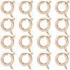 20Pcs Eco-friendly Brass Spring Ring Clasps KK-BBC0027-69A-G-1