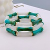 Acrylic Bamboo Joint Beaded Bracelets for Women FS-WG26A21-07-1