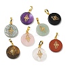 Natural Mixed Gemstone Pendants G-K385-18G-1