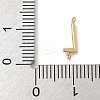 304 Stainless Steel Letter Connector Charms STAS-M108-01G-12-3