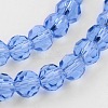 Transparent Glass Bead Strands X-GLAA-G013-10mm-25-3