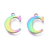 Ion Plating(IP) 304 Stainless Steel Charms STAS-H112-C-M-1