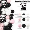 40Pcs 10 Styles Silicone Beads SIL-FS0001-27C-4