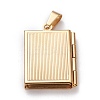 304 Stainless Steel Locket Pendants X-STAS-K197-02G-2