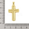Rack Plating Brass Micro Pave Cubic Zirconia Pendants KK-S380-39D-G-3
