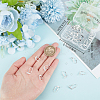 30Pcs Brass Leverback Earring Findings FIND-BBC0003-20S-3
