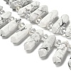 Natural Howlite Double Terminated Point Beads Strands G-H069-A12-01-3