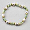 Plastic Pearl Beaded Stretch Bracelets for Women BJEW-WH0016-69B-1