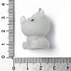 Flocky Opaque Resin Pendants LS-RESI-G105-02E-3