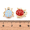 Alloy Enamel Charms ENAM-N064-06KCG-3