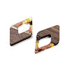 Walnut Wood Pendants FIND-Z050-02A-2