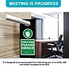 40Pcs 2 Colors Frosted PVC Plastic Hangtag AJEW-GL0001-22-7