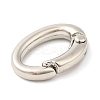 Rack Plating Brass Spring Gate Rings KK-Q781-12P-2