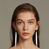 4 Pairs 4 Colors Faux Suede Tassel Earrings EJEW-FI0003-10-7