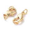 Rack Plating Brass Lobster Claw Clasps KK-F090-26LG-01-2