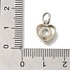 Brass Micro Pave Cubic Zirconia Pendants KK-Q001-13P-01-3