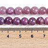 Natural Gemstone Ruby Round Beads Strands G-O017-6mm-06-01-3