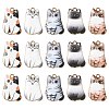 30Pcs 5 Styles Alloy Enamel Pendants ENAM-CJ0004-47-1
