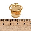 304 Stainless Steel Enamel Open Cuff Rings for Women RJEW-K301-06B-01-5