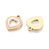 304 Stainless Steel Enamel Pendants STAS-Q111-14G-01-2