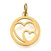 304 Stainless Steel Charms STAS-Z119-08G-1