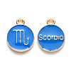 Alloy Enamel Pendants LS-ENAM-S124-01A-02L-1