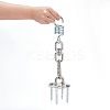 201 Stainless Steel Swing Hook STAS-WH0023-78-3