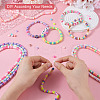 10 Strands 10 Colors Handmade Polymer Clay Beads CLAY-TA0001-51B-5