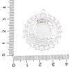 304 Stainless Steel with Synthetic Turquoise Pendants STAS-H253-01D-S-3