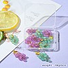 10Pcs 2 Colors Imitation Jade Glass Pendants FIND-CJ0002-05-10