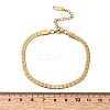 304 Stainless Steel Snake Chains Bracelets for Women BJEW-P395-02G-05-5