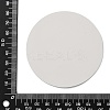 (Defective Closeout Sale: No Film) Flat Round Shape Glass Mirror GLAA-XCP0001-64-4