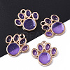 Alloy Resin Pendants RESI-R430-02C-LF-3