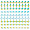 390Pcs 3 Colors Transparent Colours Glass Seed Beads GLAA-TA0003-76A-2
