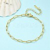 304 Stainless Steel Link Chain Bracelets BJEW-C084-06G-2