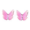 Transparent Epoxy Resin Cabochons CRES-T024-01A-2