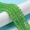 Transparent Glass Beads Strands X-EGLA-A034-T4mm-MD11-2