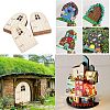 Wooden Fairy Door Decoration WOOD-NB0001-64A-7