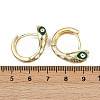 Brass Micro Pave Cubic Zirconia Hoop Earrings EJEW-B146-02G-03-5