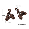 Tibetan Style Alloy Pendants TIBEP-44681-R-FF-1