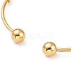 PVD Vacuum Plating 201 Stainless Steel Cuff Bangles BJEW-M284-20G-1-4