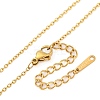 304 Stainless Steel Heart Pendant Necklaces for Women LS-EJEW-Z044-01G-3
