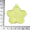 Spray Painted Alloy Big Pendants PALLOY-T092-81D-3